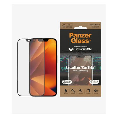 PanzerGlass | Screen protector - glass | Apple iPhone 13, 13 Pro, 14 | Tempered glass | Black | Transparent - 2